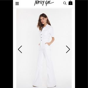 NWT Nasty Gal flared jumpsuit